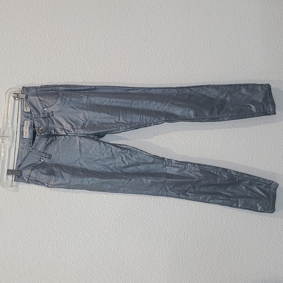 Guess Denim - Guess ice blue metallic skinny jeans small